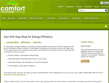 Tablet Screenshot of comfortsolutions.ie